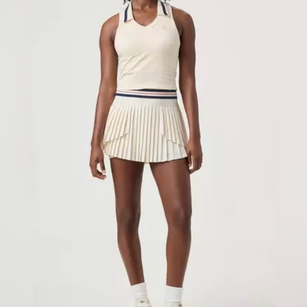 Fila Challenger skirt & sleeveless polo tank top set tennis pickleball XS S